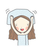 Girl on the sweet sticker #5142103