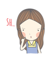 Girl on the sweet sticker #5142109