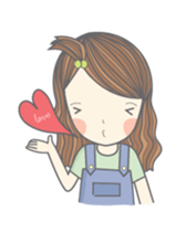 Girl on the sweet sticker #5142112