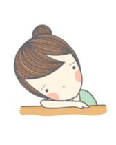 Girl on the sweet sticker #5142119