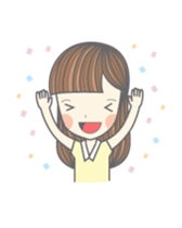 Girl on the sweet sticker #5142121