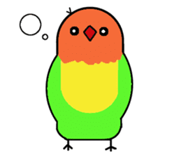 A playful parrot 2 sticker #5144298