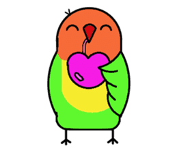 A playful parrot 2 sticker #5144314