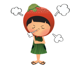 Ang Ku Kueh Girl and Friends sticker #5144404