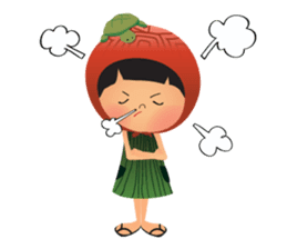 Ang Ku Kueh Girl and Friends sticker #5144404