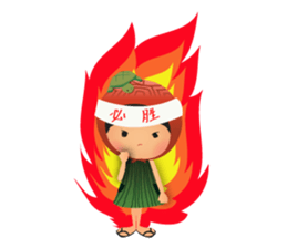 Ang Ku Kueh Girl and Friends sticker #5144409