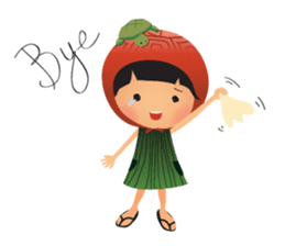 Ang Ku Kueh Girl and Friends sticker #5144414