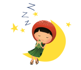 Ang Ku Kueh Girl and Friends sticker #5144415