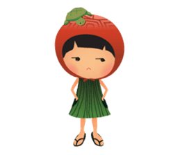 Ang Ku Kueh Girl and Friends sticker #5144419