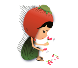 Ang Ku Kueh Girl and Friends sticker #5144429