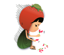 Ang Ku Kueh Girl and Friends sticker #5144429