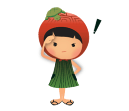 Ang Ku Kueh Girl and Friends sticker #5144431