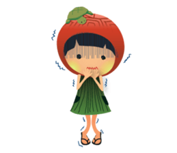 Ang Ku Kueh Girl and Friends sticker #5144432