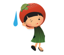 Ang Ku Kueh Girl and Friends sticker #5144437