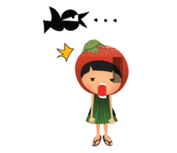 Ang Ku Kueh Girl and Friends sticker #5144438