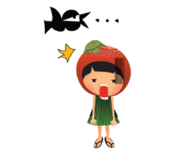 Ang Ku Kueh Girl and Friends sticker #5144438