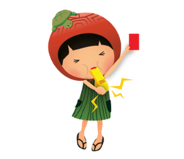 Ang Ku Kueh Girl and Friends sticker #5144439
