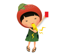 Ang Ku Kueh Girl and Friends sticker #5144439