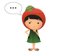 Ang Ku Kueh Girl and Friends sticker #5144441