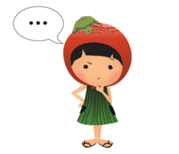 Ang Ku Kueh Girl and Friends sticker #5144441