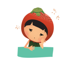 Ang Ku Kueh Girl and Friends sticker #5144442