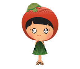 Ang Ku Kueh Girl and Friends sticker #5144443