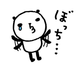 Every day of a panda- I feel sad - sticker #5144684