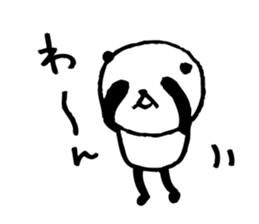 Every day of a panda- I feel sad - sticker #5144688