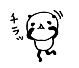 Every day of a panda- I feel sad - sticker #5144689