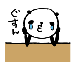 Every day of a panda- I feel sad - sticker #5144692