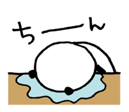 Every day of a panda- I feel sad - sticker #5144693