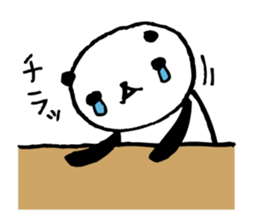 Every day of a panda- I feel sad - sticker #5144694