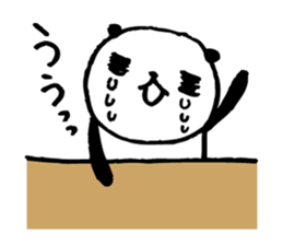 Every day of a panda- I feel sad - sticker #5144695