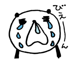 Every day of a panda- I feel sad - sticker #5144701