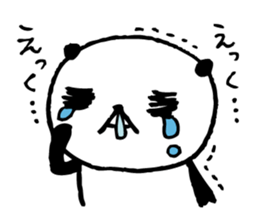 Every day of a panda- I feel sad - sticker #5144702