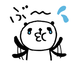 Every day of a panda- I feel sad - sticker #5144710