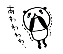 Every day of a panda- I feel sad - sticker #5144715