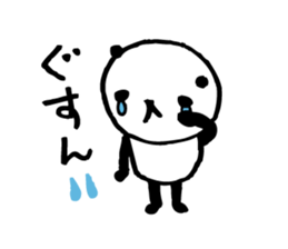 Every day of a panda- I feel sad - sticker #5144718