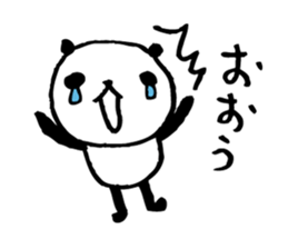 Every day of a panda- I feel sad - sticker #5144719