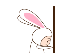 cranky rabbit sticker #5145496