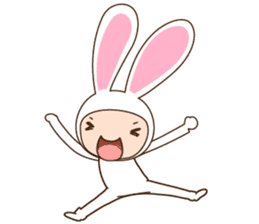 cranky rabbit sticker #5145498