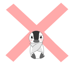 Healthy children Penguin sticker #5145823