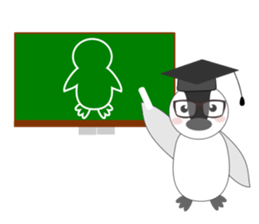 Healthy children Penguin sticker #5145824