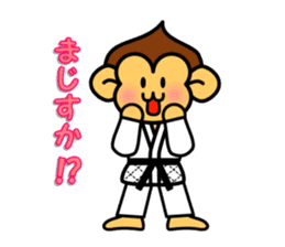 yawara monkey 2 sticker #5145894