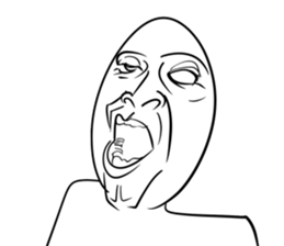 A choice! Expression of the face sticker #5146368