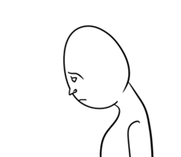 A choice! Expression of the face sticker #5146372