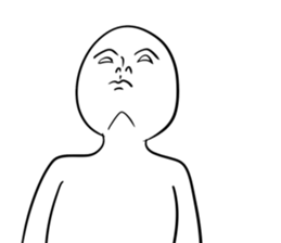 A choice! Expression of the face sticker #5146377