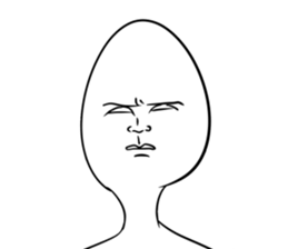 A choice! Expression of the face sticker #5146381