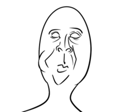 A choice! Expression of the face sticker #5146384