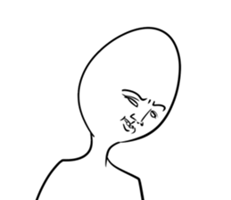 A choice! Expression of the face sticker #5146385